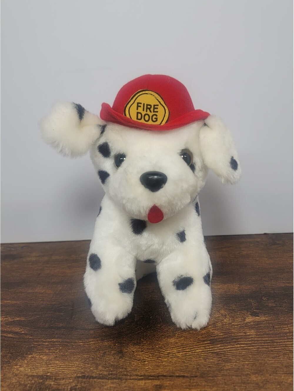 Soft Things Dalmatian Fire Dog Plush Stuffed Animal Toy with Red Hat 9"
